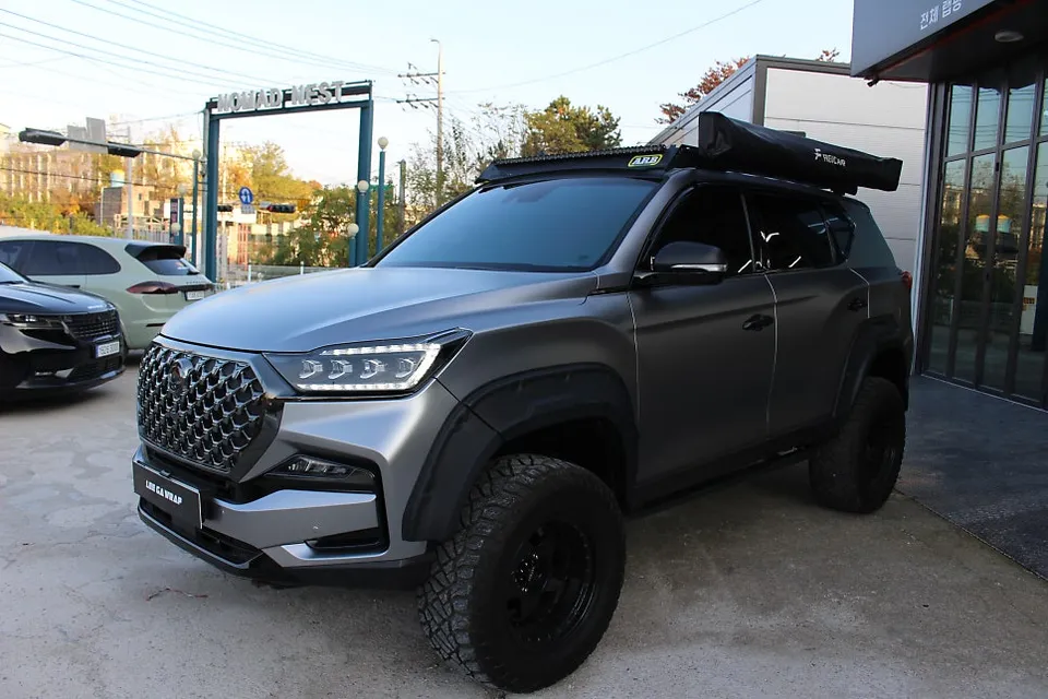 SsangYong Rextonのカーラッピング事例|費用目安・仕上がり 施工写真 1-3