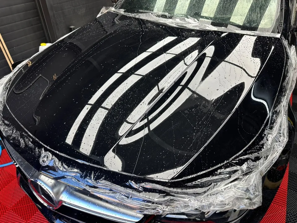 Mercedes-Benz Eクラス W213 PPF施工事例|韓国での実例 施工写真 1-2