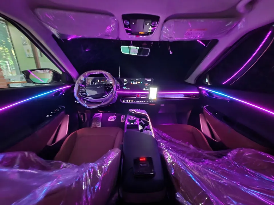 Kia EV6 ambient lighting - Kia EV6 Ambient Lighting Upgrade Review photo 4