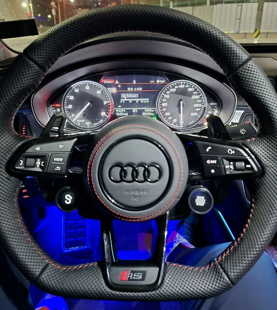 Audi A6 C7 steering wheel - Audi A6 C7 Steering Wheel Customization Review photo 3