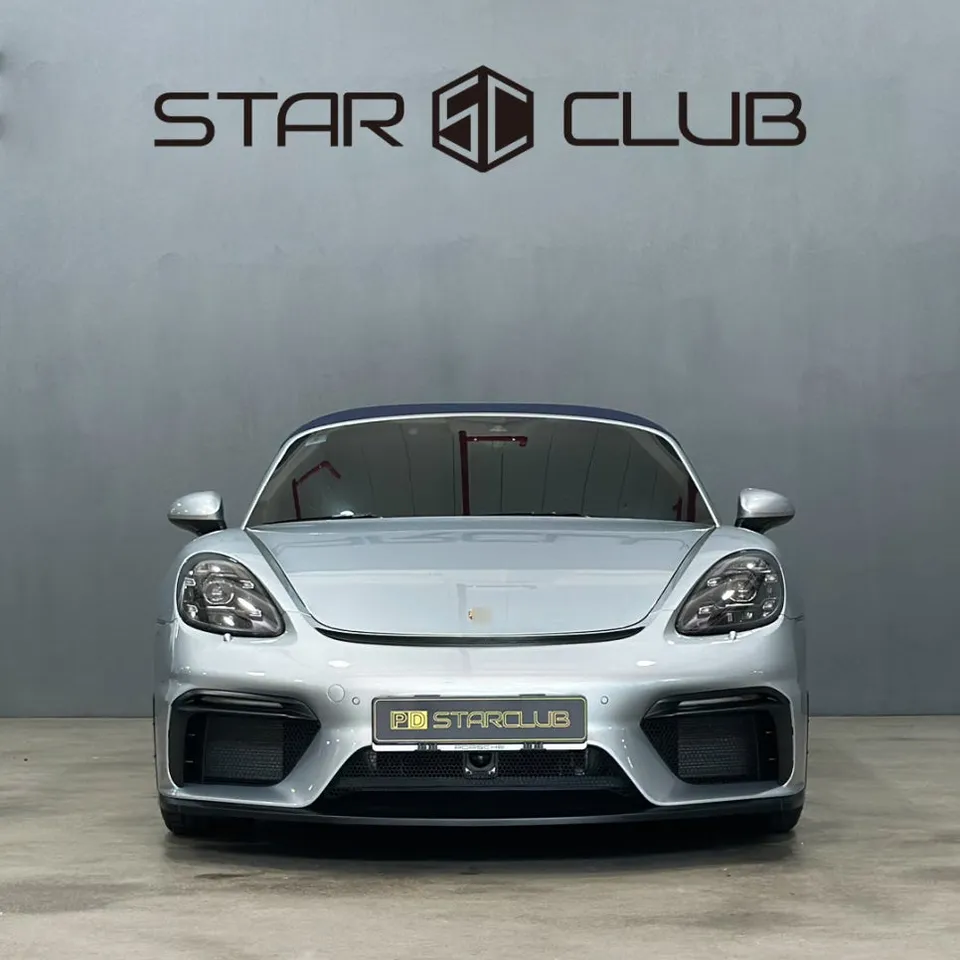 Porsche 718 Boxster body kit installation result