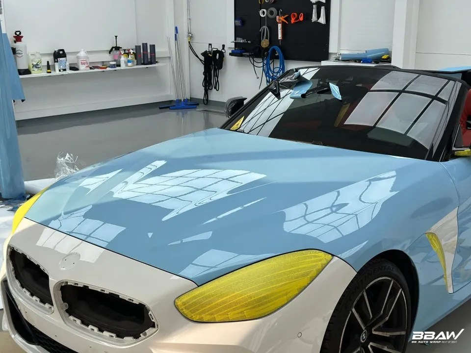 BMW Z4 G29のカーラッピング事例|費用目安・仕上がり 施工写真 3-2