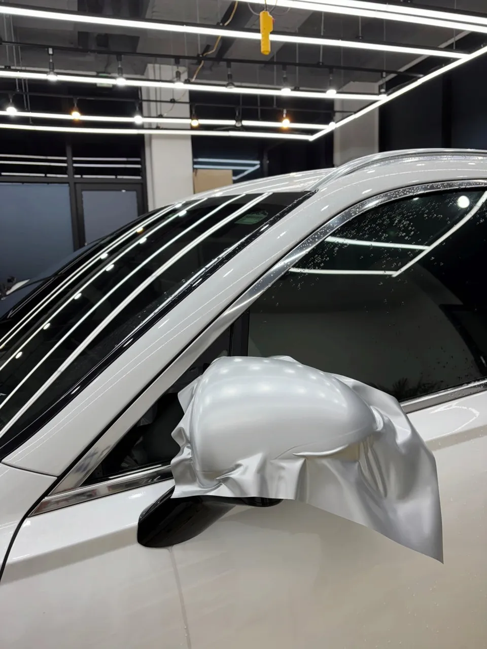 Genesis GV70 Vinyl Wrap Review — Side Mirror Accent photo 4