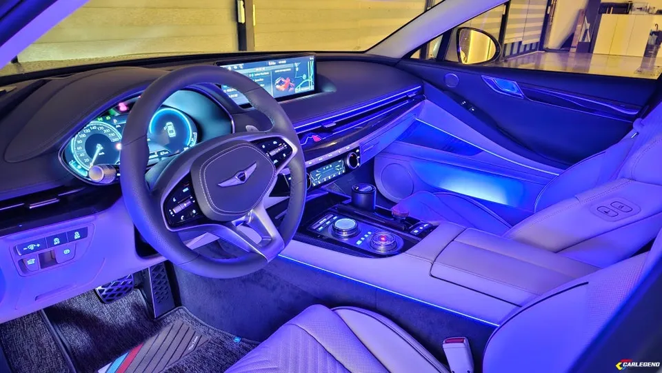 Genesis G80 RG3 ambient lighting - Genesis G80 Ambient Lighting Review - Enhanced Interior Mood photo 5