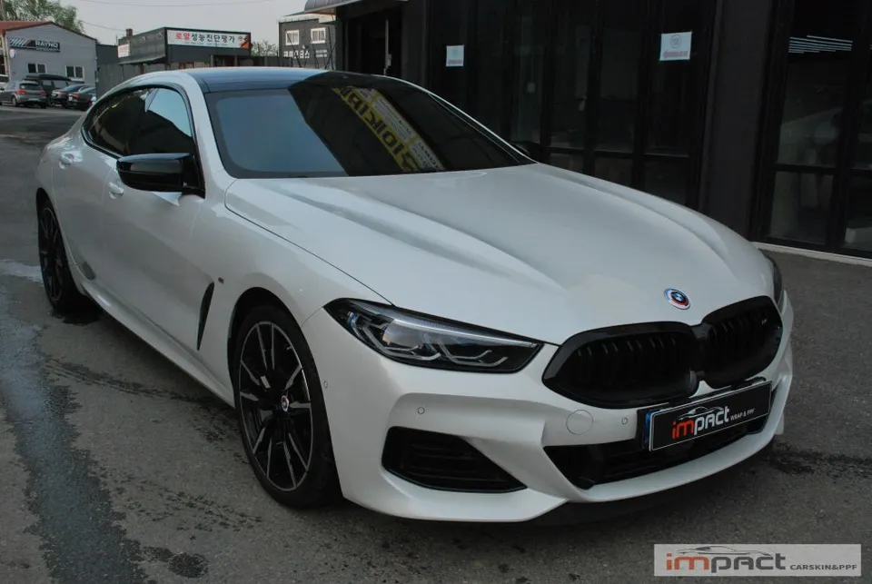 BMW 8 Series PPF施工事例｜韓国での実例紹介 施工写真 1-2