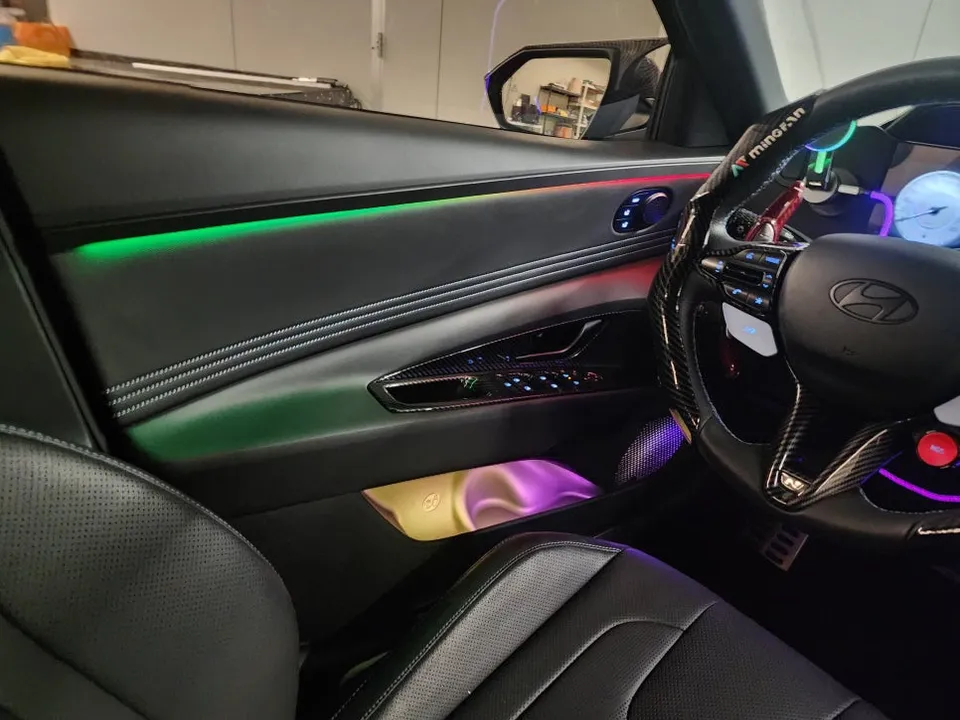 Hyundai Elantra Ambient Lighting Review — Enhanced Interior Mood photo 2