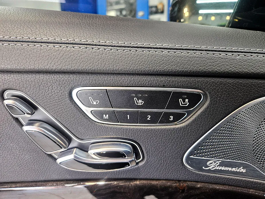 Mercedes-Benz S-Class W222 interior customization - Mercedes-Benz S-Class W222 Seat Repair Review — Restored Function photo 3