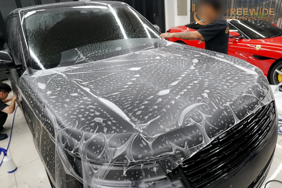 レンジローバー ヴォーグの無光PPF施工事例｜韓国実例 施工写真 3-1