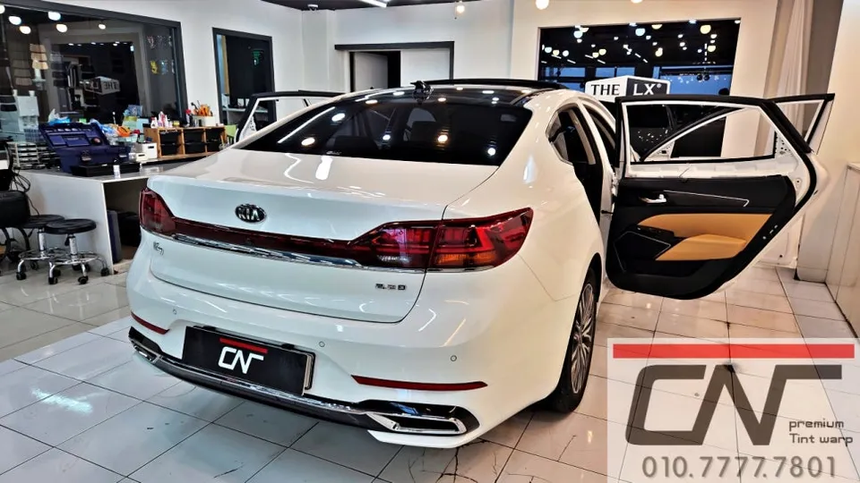 Kia K7 Premierのカーフィルム施工事例|費用目安・仕上がり 施工写真 4-1