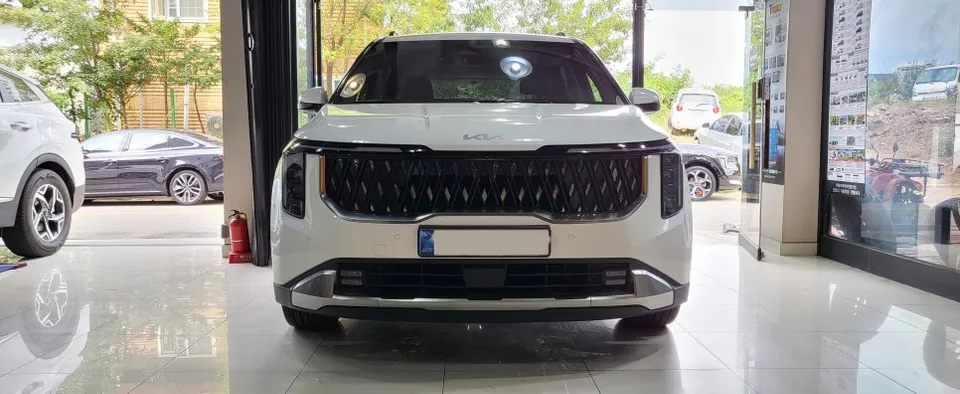 Kia Carnival KA4 wide angle mirror installation result