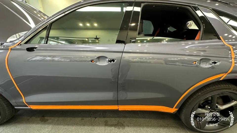 Genesis GV70 PPF施工事例|費用目安と仕上がり 施工写真 1-2