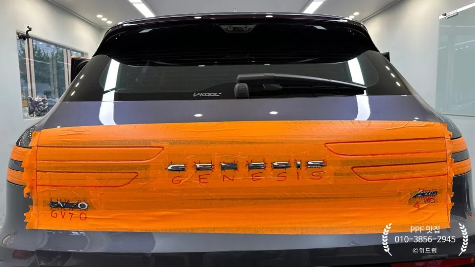 Genesis GV70 PPF施工事例|費用目安と仕上がり 施工写真 1-3