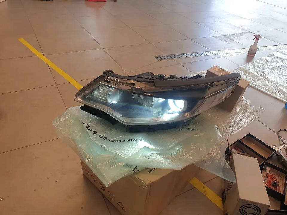 Kia K5 body repair - Kia K5 Headlight Repair Review: Passing Inspection photo 3
