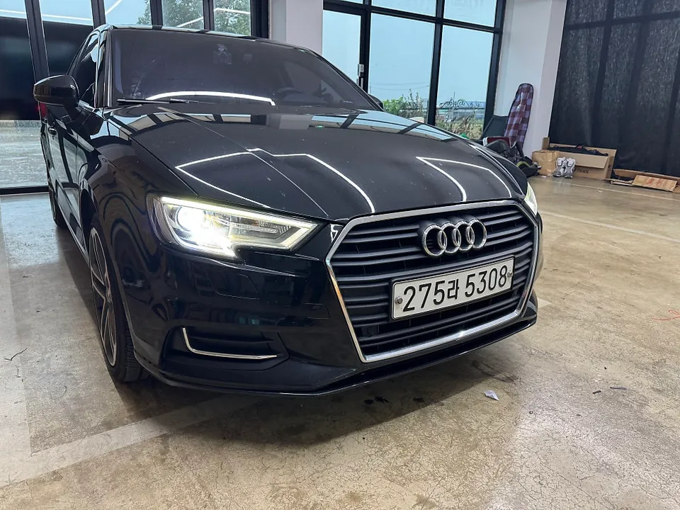 Audi A3 ambient lighting installation result