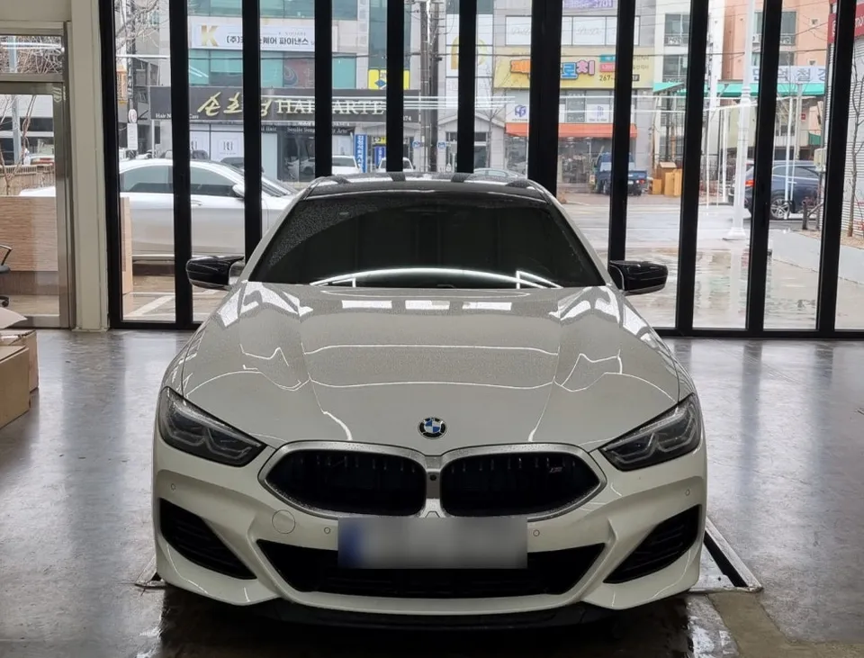 BMW 8 Series exhaust upgrade installation result