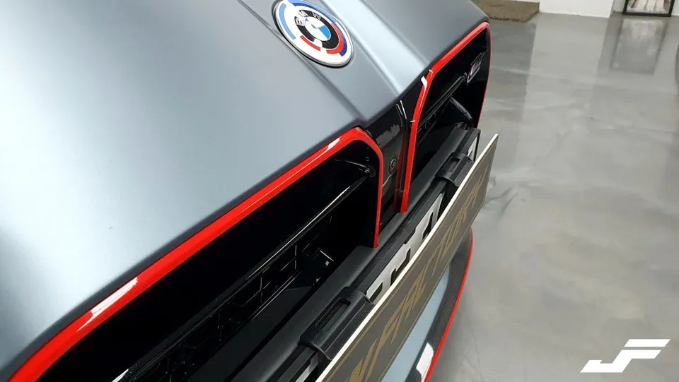 BMW M4 G82 PPF施工事例｜エッジラインとスポイラー保護 施工写真 3-2