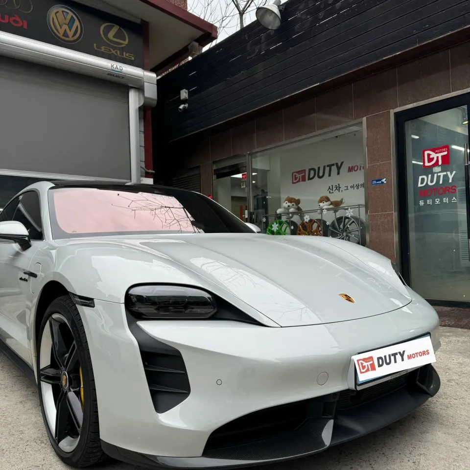 Porsche 타이칸 E미션 wheel repair installation result