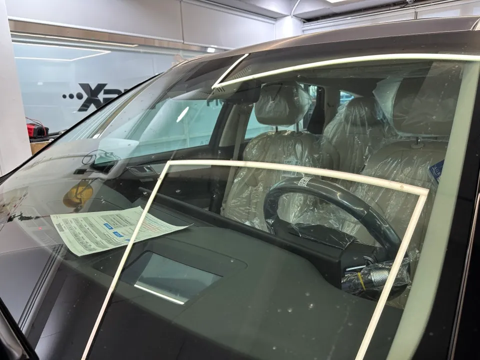 Genesis GV80 PPF施工事例|無塗装保護と費用目安 施工写真 1-3
