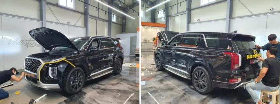 Hyundai Palisade Chrome Delete Review: Blackout Trim Transformati photo 2