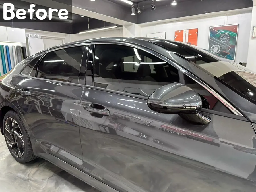 Kia K5 Vinyl Wrap Review: Sporty Chrome Delete & Window Trim photo 2
