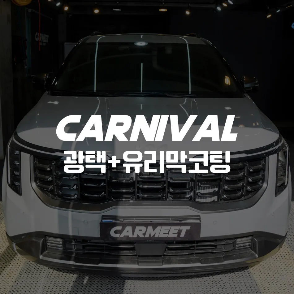 Kia Carnival ceramic coating installation result