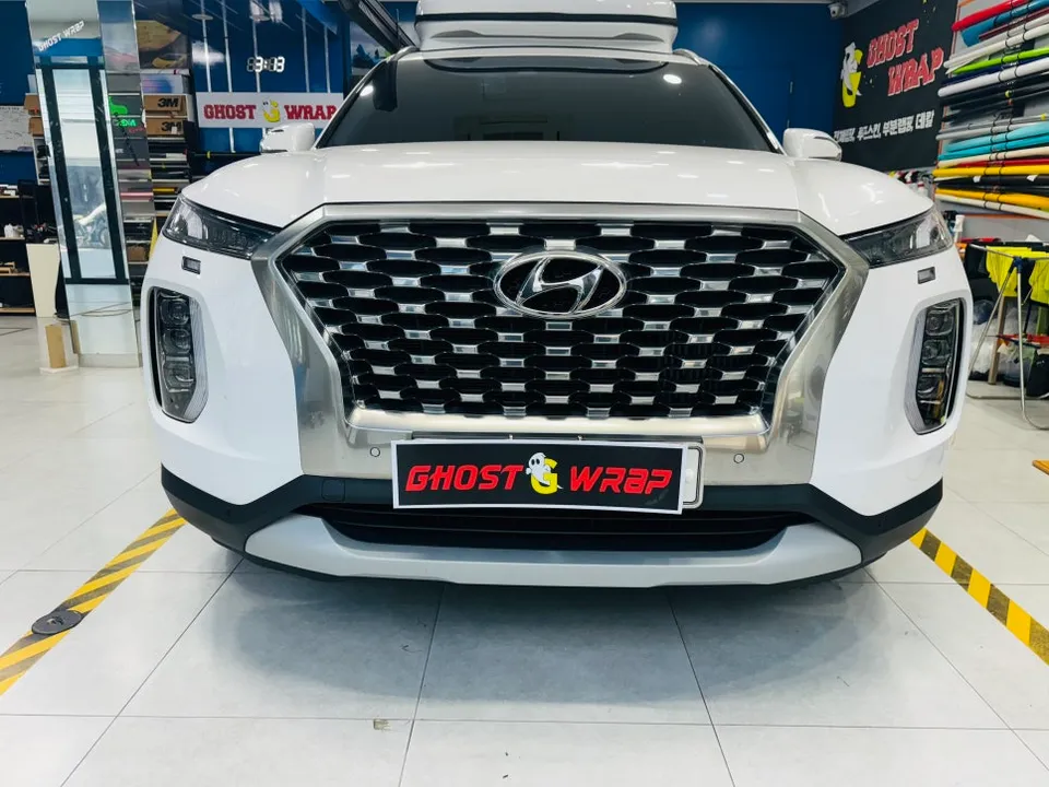 Hyundai Palisadeのカーラッピング事例 施工写真 1-2