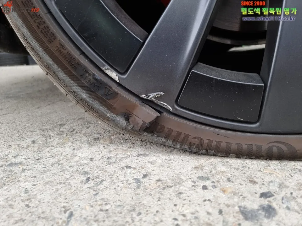 Tesla Model X Wheel Repair & Painting Review photo 2
