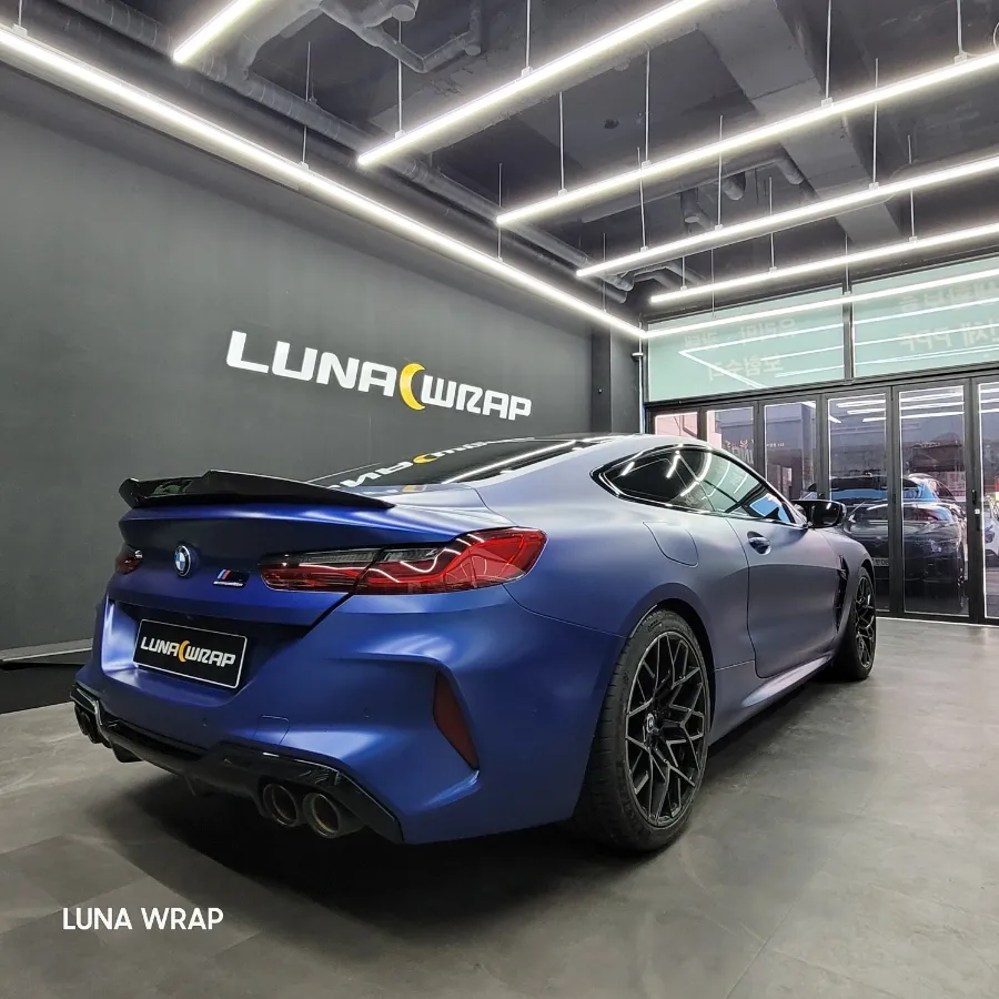 BMW M8 vinyl wrap - BMW M8 Vinyl Wrap Review: Color Change & Cost photo 4