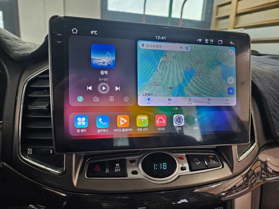 Chevrolet CaptivaのAndroid Auto・CarPlay取付事例 施工写真 2-2