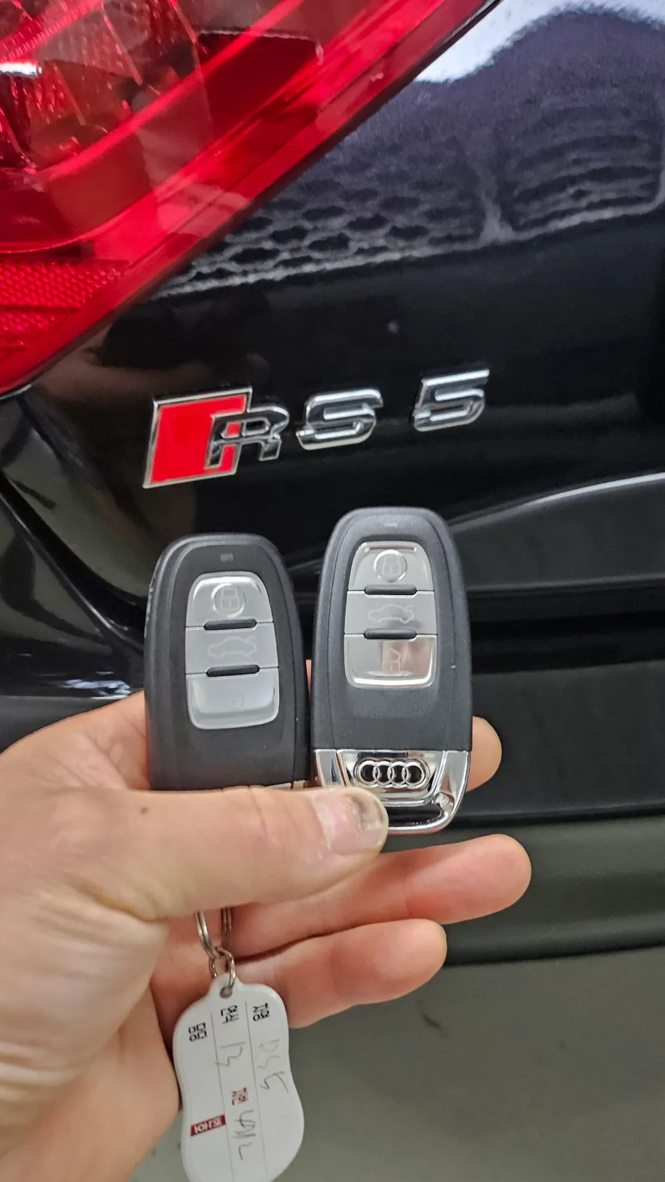 Audi RS5 oem options installation result