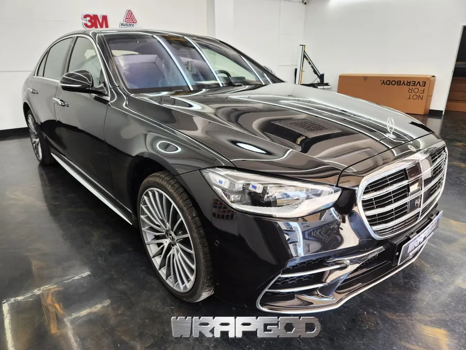 Mercedes-Benz S-Class PPF施工事例:費用目安と仕上がり 施工写真 2-1
