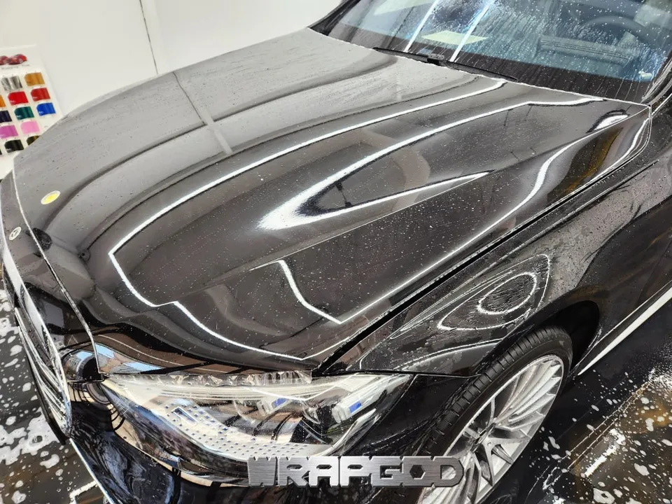 Mercedes-Benz S-Class PPF施工事例:費用目安と仕上がり 施工写真 2-3