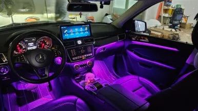 Mercedes-Benz CLS350D ambient lighting - Mercedes-Benz CLS350D Ambient Lighting — RGB Upgrade Review photo 6