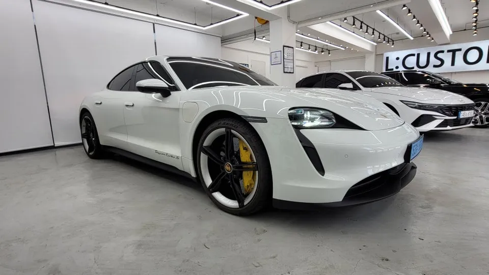 Porsche Taycan ceramic coating installation result