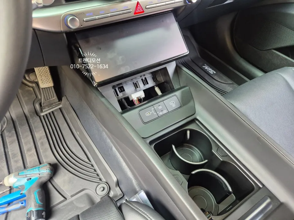 Hyundai Grandeur GN7 ambient lighting installation result