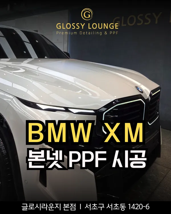 BMW XM ppf installation result