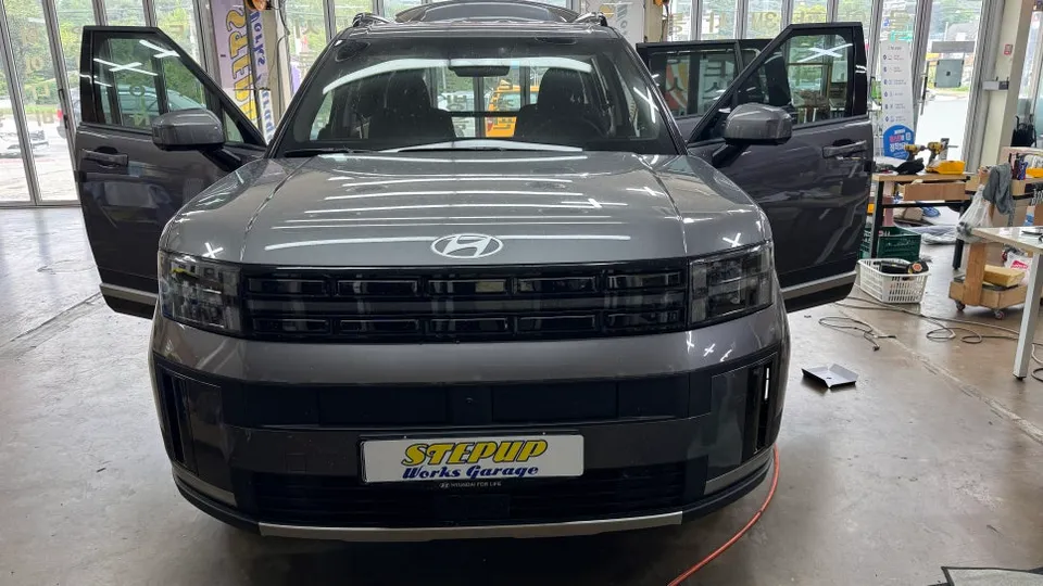 Hyundai Santa Fe seat ventilation installation result