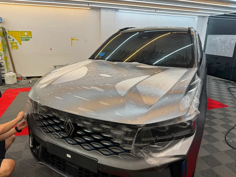 Renault Korea Grand Koleos PPF施工事例｜無光仕上げ 施工写真 1-2