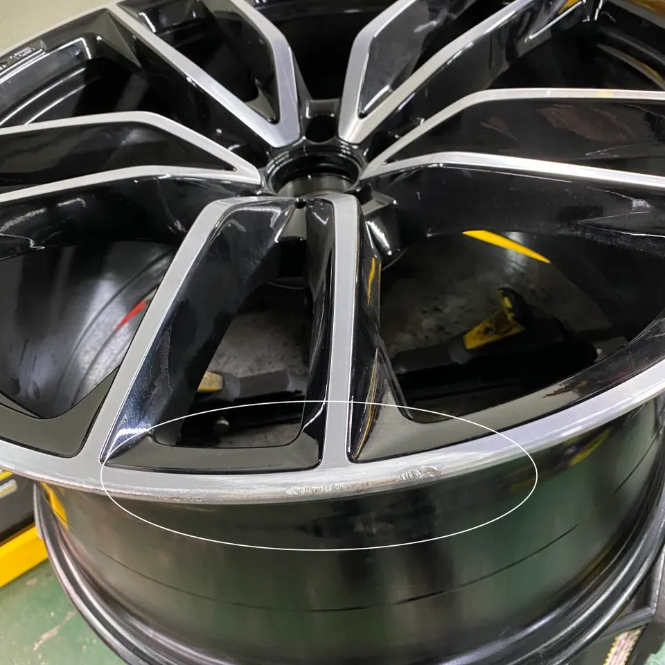 Mercedes-Benz GLS580 wheel repair - Mercedes-Benz GLS580 Wheel Repair Review - Curb Rash Fix photo 6