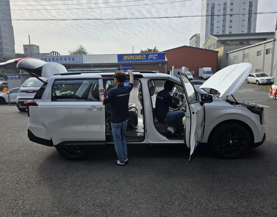 Kia Carnival KA4 new car package - Kia Carnival KA4 New Car Package Installation Review — Cost photo 5