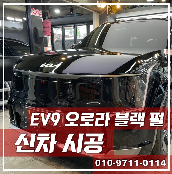 Kia EV9 new car package installation result