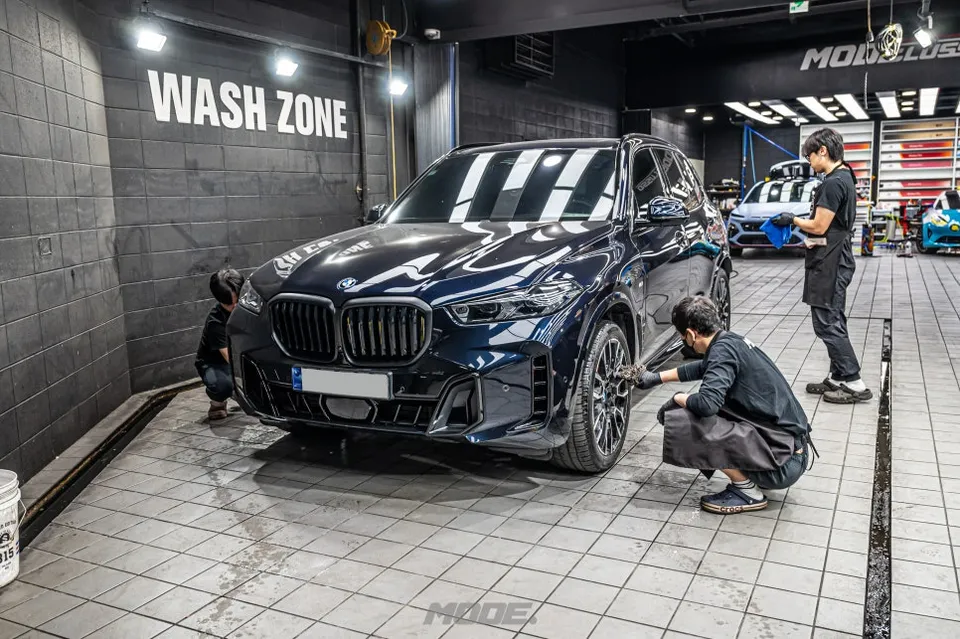BMW X5 ceramic coating installation result