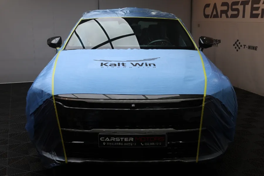 Kia K8のカーフィルム施工事例|断熱・スモーク効果 施工写真 2-2