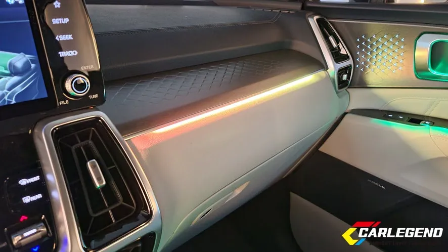 Kia Sorento MQ4 ambient lighting - Kia Sorento MQ4 Ambient Lighting Review: Cost & Results photo 4