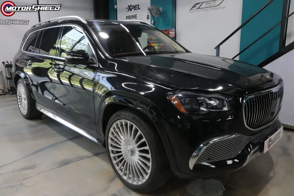 Mercedes-Benz GLSのカーラッピング事例|費用目安・仕上がり 施工写真 2-1
