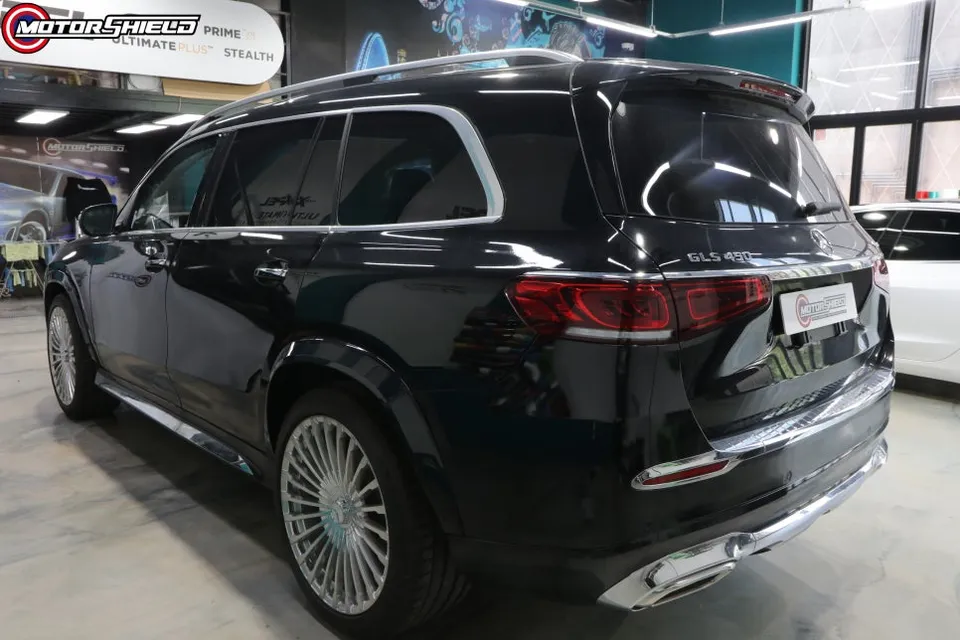 Mercedes-Benz GLSのカーラッピング事例|費用目安・仕上がり 施工写真 1-2