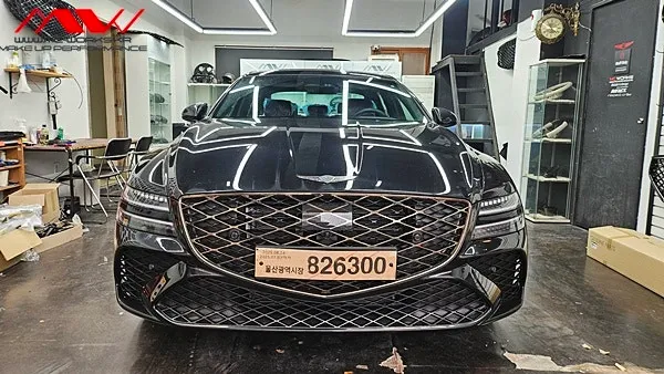 Genesis G80 Sport interior customization installation result