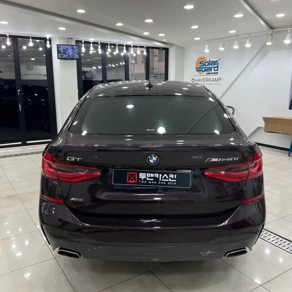 BMW 6 Series GTのカーラッピング事例 施工写真 3
