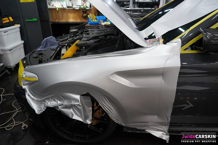 BMW M5 F90 vinyl wrap - BMW M5 F90 Satin White Wrap Review — Stunning Transformation photo 6