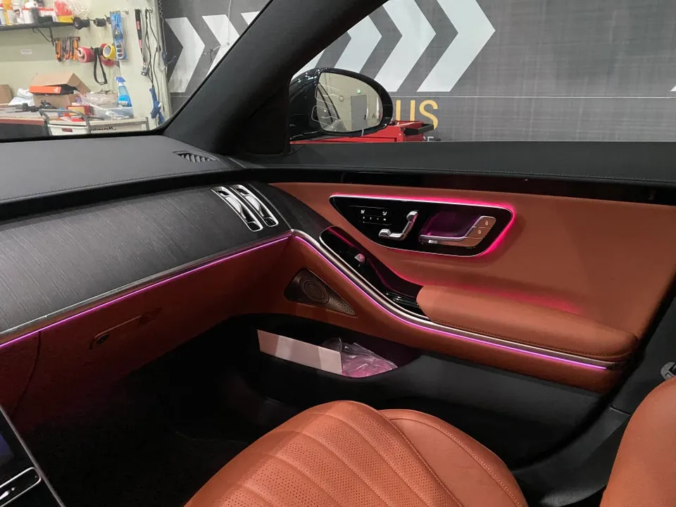 Mercedes-Benz S-Class W223 ambient lighting - Mercedes-Benz S-Class Ambient Lighting Review — Enhanced Interior photo 5